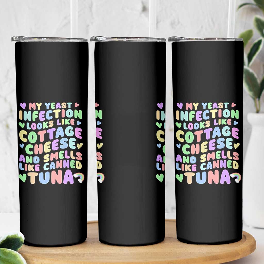 Inappropriate Adult Skinny Tumbler Funny My Yeast Infection Roulette Game - Wonder Print Shop