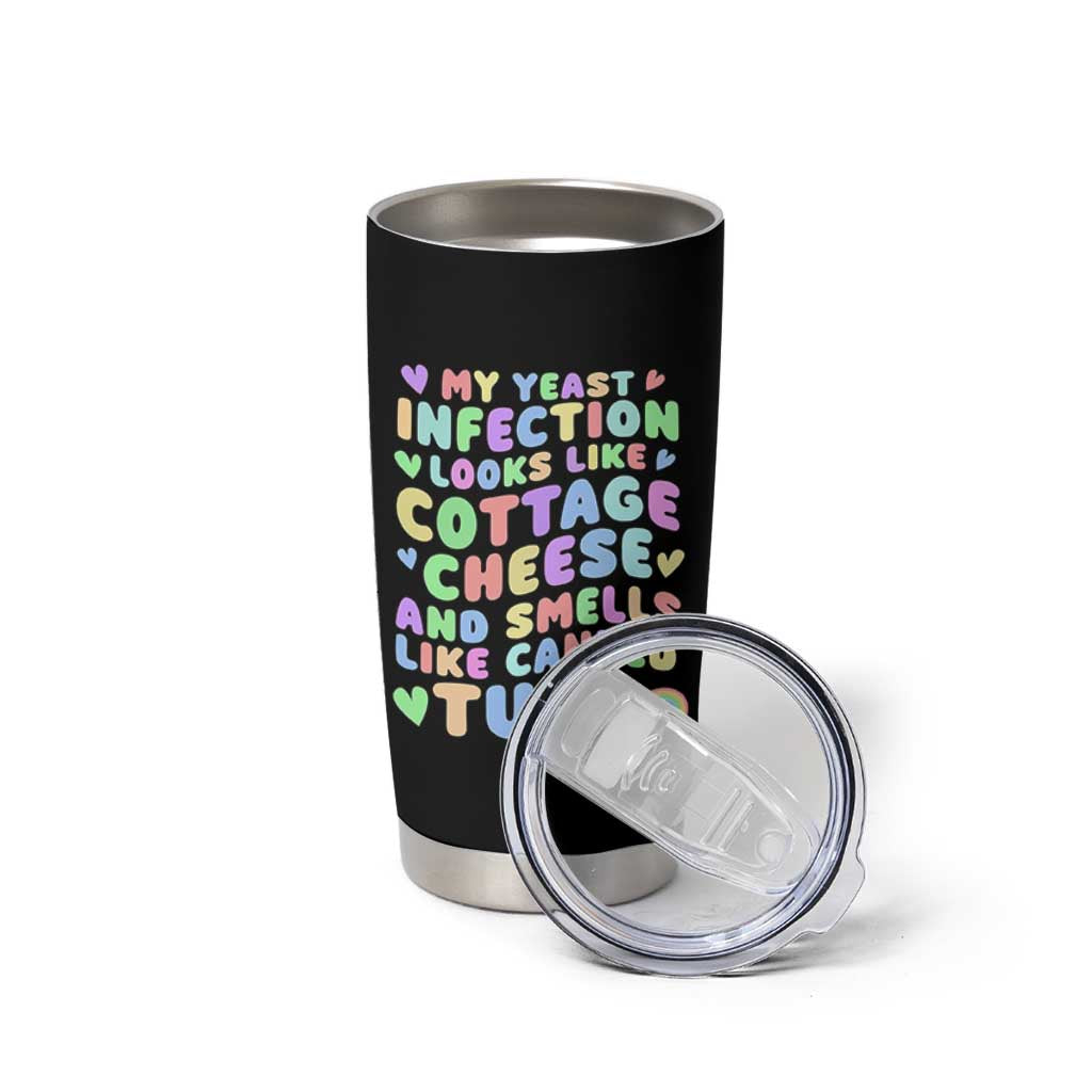 Inappropriate Adult Tumbler Cup Funny My Yeast Infection Roulette Game - Wonder Print Shop