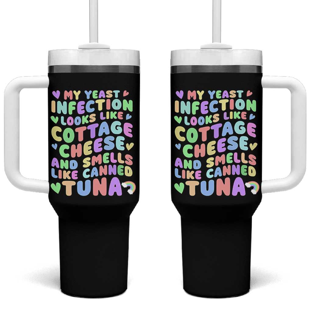 Inappropriate Adult Tumbler With Handle Funny My Yeast Infection Roulette Game - Wonder Print Shop