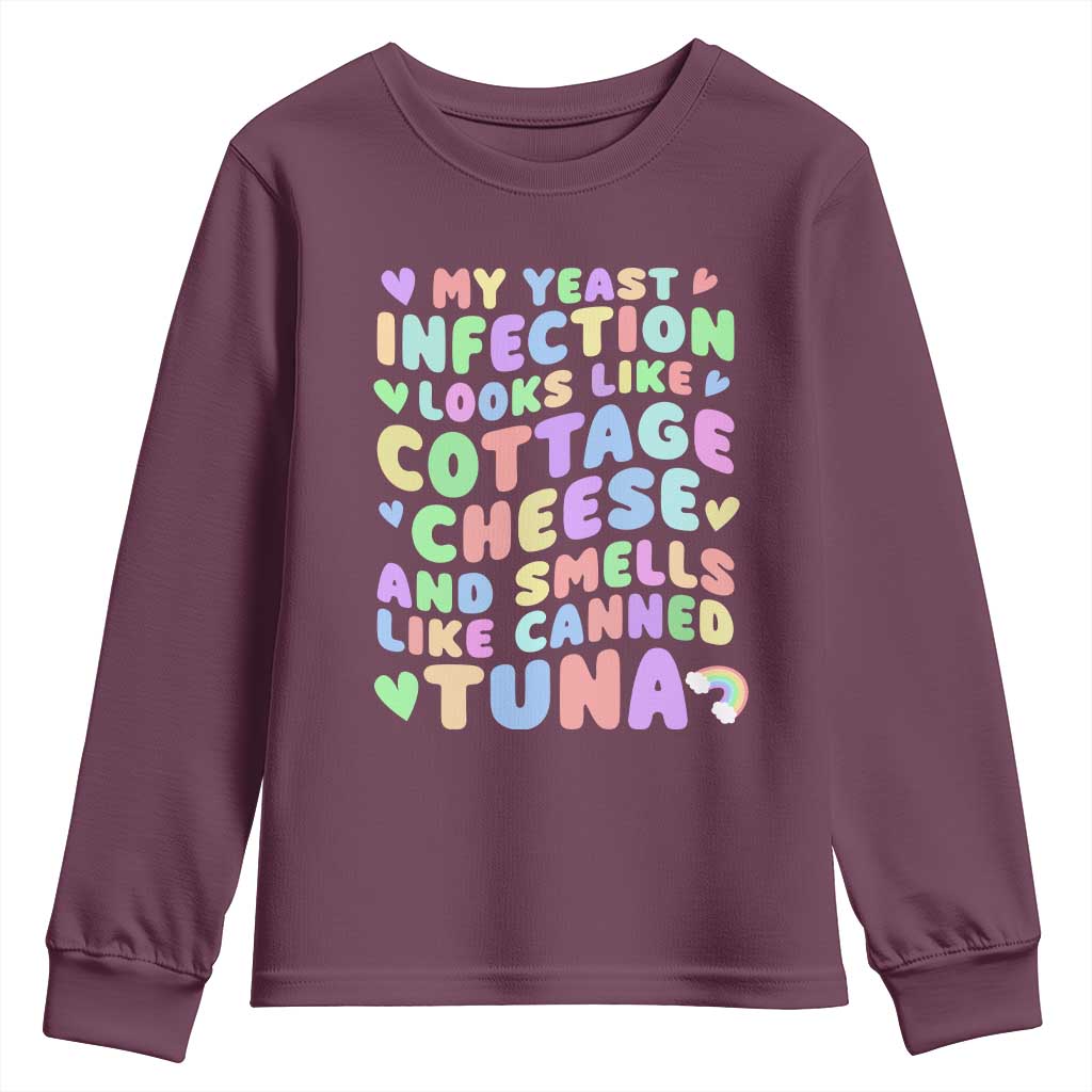 Inappropriate Adult Youth Sweatshirt Funny My Yeast Infection Roulette Game - Wonder Print Shop