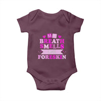 Dirty Humor Baby Onesie My Breath Smells Like Foreskin - Wonder Print Shop