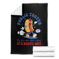 Funny Embarrassing Throw Blanket Public Tooter It's More Than A Fart Inappropriate - Wonder Print Shop
