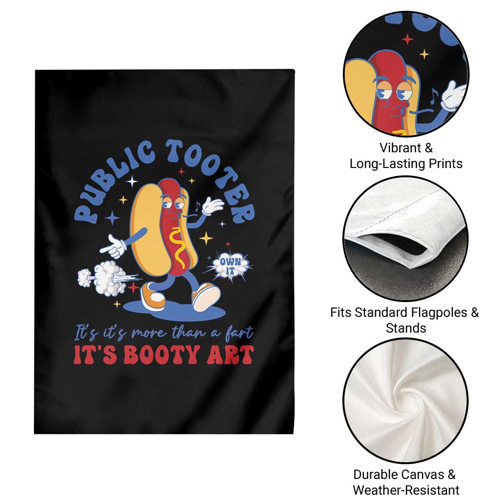 Funny Embarrassing Garden Flag Public Tooter It's More Than A Fart Inappropriate - Wonder Print Shop