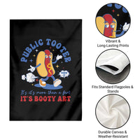 Funny Embarrassing Garden Flag Public Tooter It's More Than A Fart Inappropriate - Wonder Print Shop