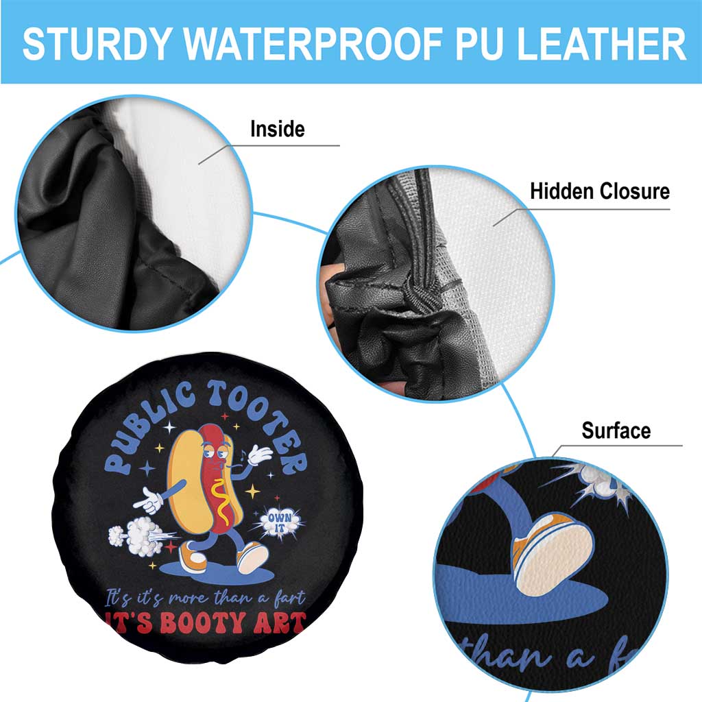 Funny Embarrassing Spare Tire Cover Public Tooter It's More Than A Fart Inappropriate - Wonder Print Shop