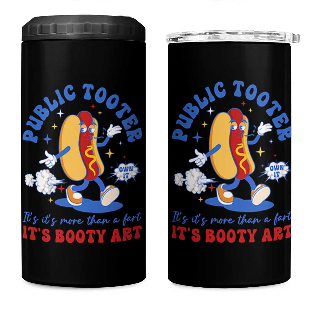 Funny Embarrassing 4 in 1 Can Cooler Tumbler Public Tooter It's More Than A Fart Inappropriate - Wonder Print Shop