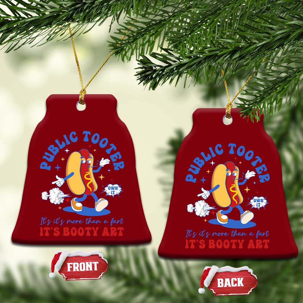 Funny Embarrassing Ceramic Ornament Public Tooter It's More Than A Fart Inappropriate - Wonder Print Shop