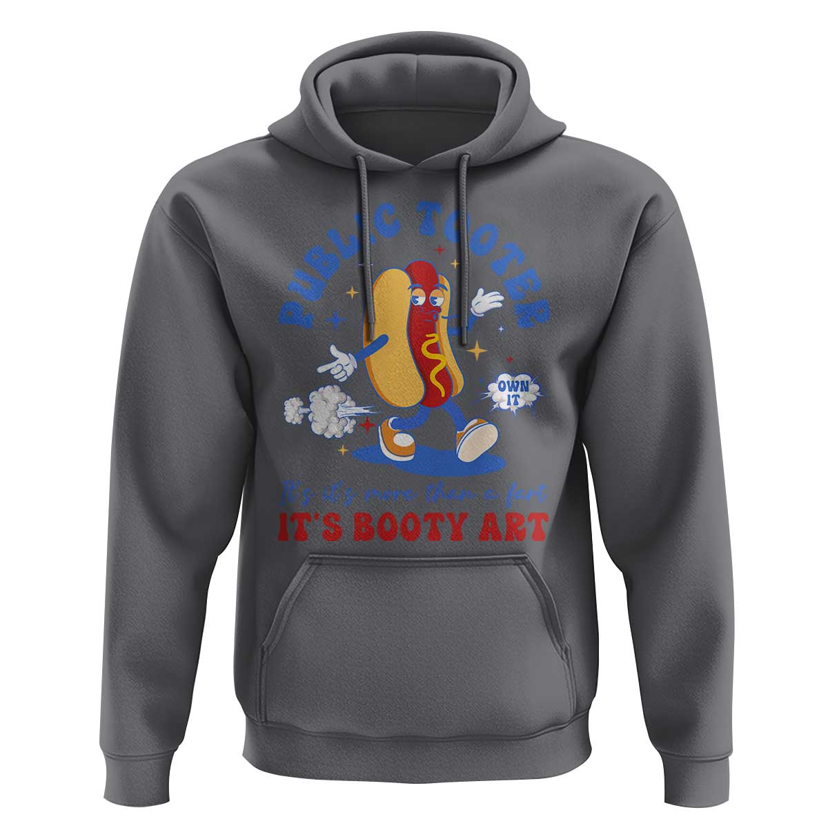 Funny Embarrassing Hoodie Public Tooter It's More Than A Fart Inappropriate - Wonder Print Shop