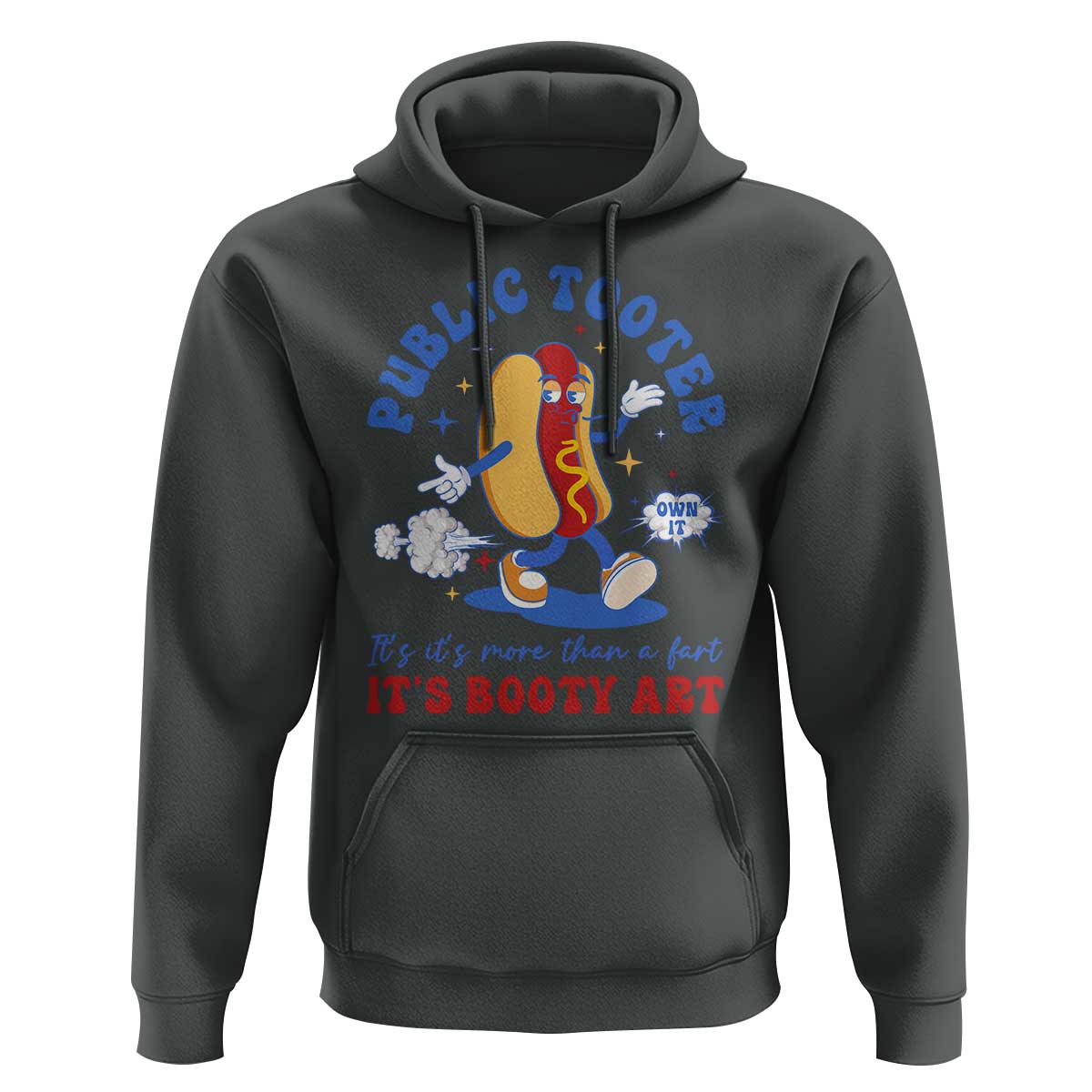 Funny Embarrassing Hoodie Public Tooter It's More Than A Fart Inappropriate - Wonder Print Shop