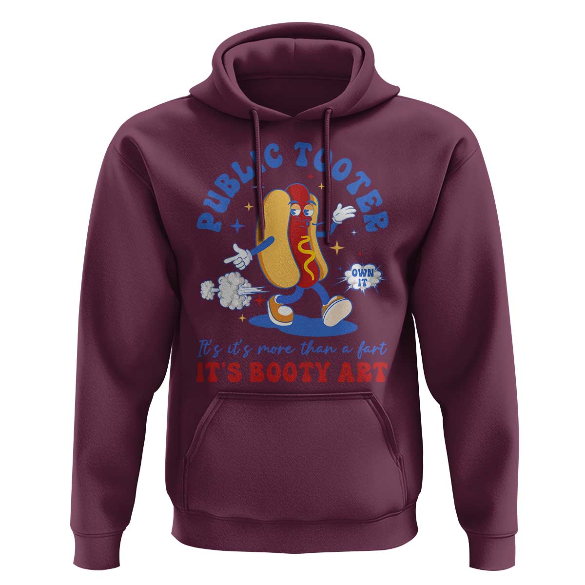 Funny Embarrassing Hoodie Public Tooter It's More Than A Fart Inappropriate - Wonder Print Shop
