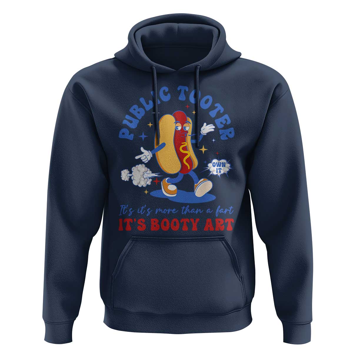 Funny Embarrassing Hoodie Public Tooter It's More Than A Fart Inappropriate - Wonder Print Shop