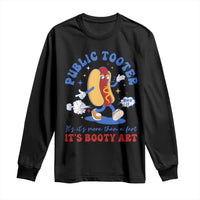 Funny Embarrassing Long Sleeve Shirt Public Tooter It's More Than A Fart Inappropriate - Wonder Print Shop