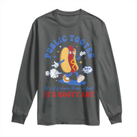 Funny Embarrassing Long Sleeve Shirt Public Tooter It's More Than A Fart Inappropriate - Wonder Print Shop