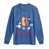 Funny Embarrassing Long Sleeve Shirt Public Tooter It's More Than A Fart Inappropriate - Wonder Print Shop