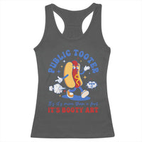 Funny Embarrassing Racerback Tank Top Public Tooter It's More Than A Fart Inappropriate - Wonder Print Shop
