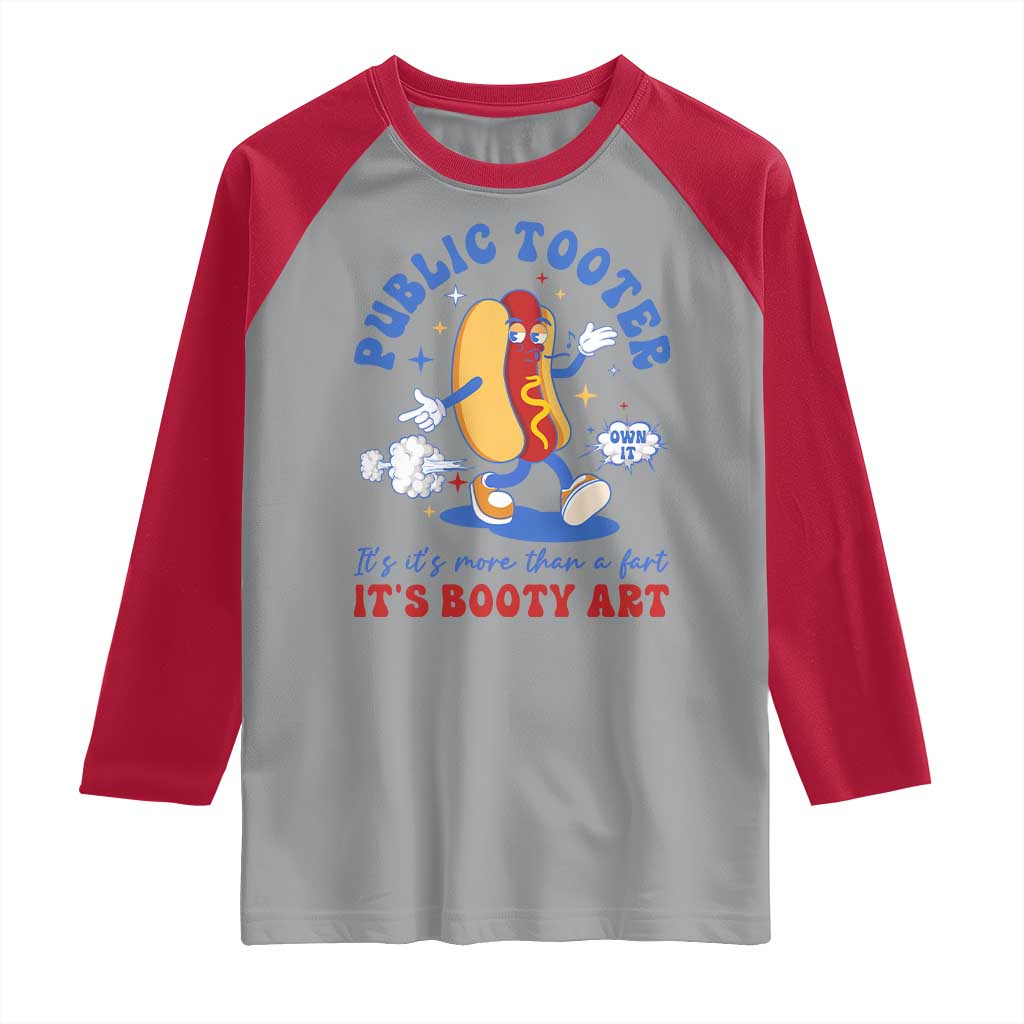 Funny Embarrassing Raglan Shirt Public Tooter It's More Than A Fart Inappropriate - Wonder Print Shop
