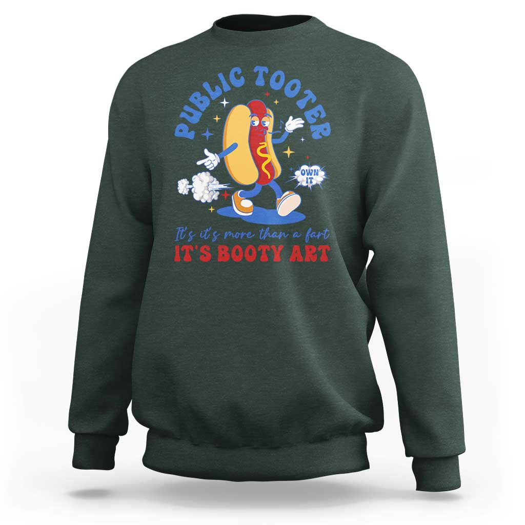 Funny Embarrassing Sweatshirt Public Tooter It's More Than A Fart Inappropriate - Wonder Print Shop