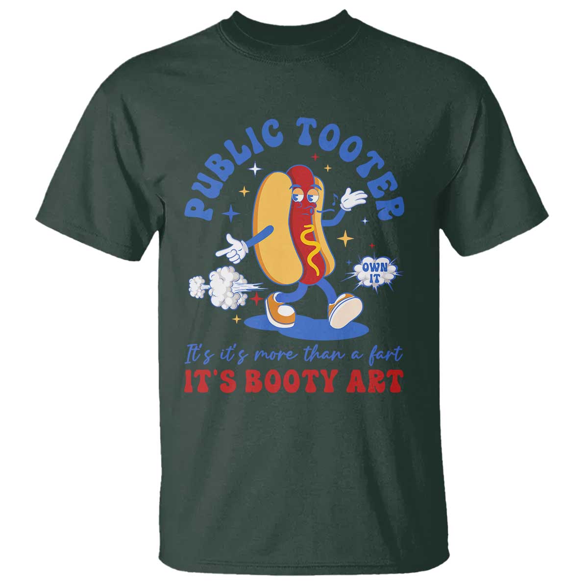 Funny Embarrassing T Shirt Public Tooter It's More Than A Fart Inappropriate - Wonder Print Shop