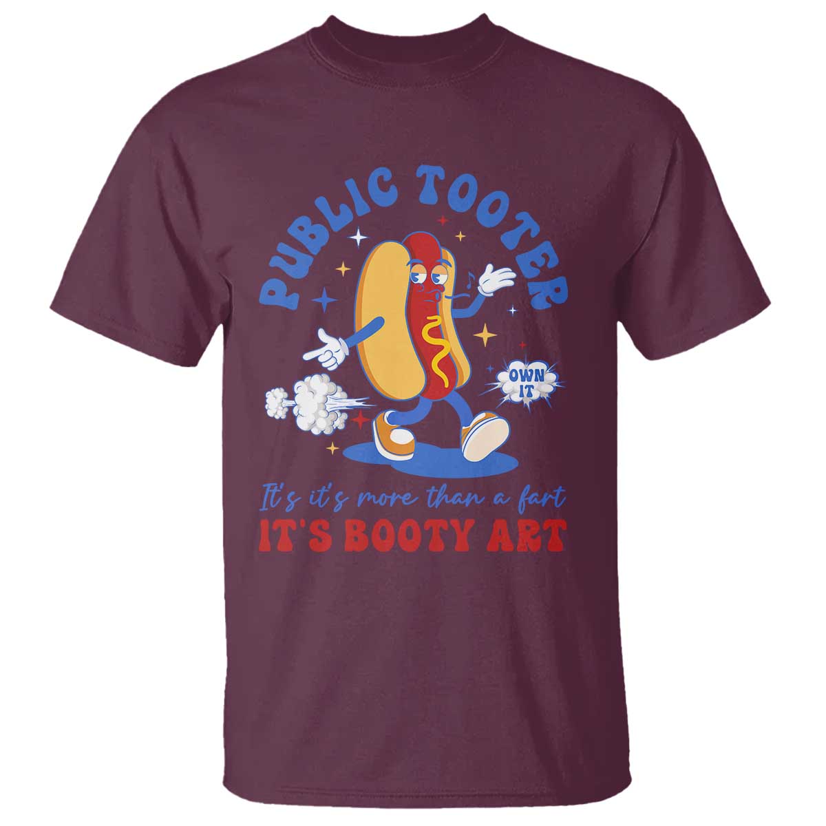 Funny Embarrassing T Shirt Public Tooter It's More Than A Fart Inappropriate - Wonder Print Shop
