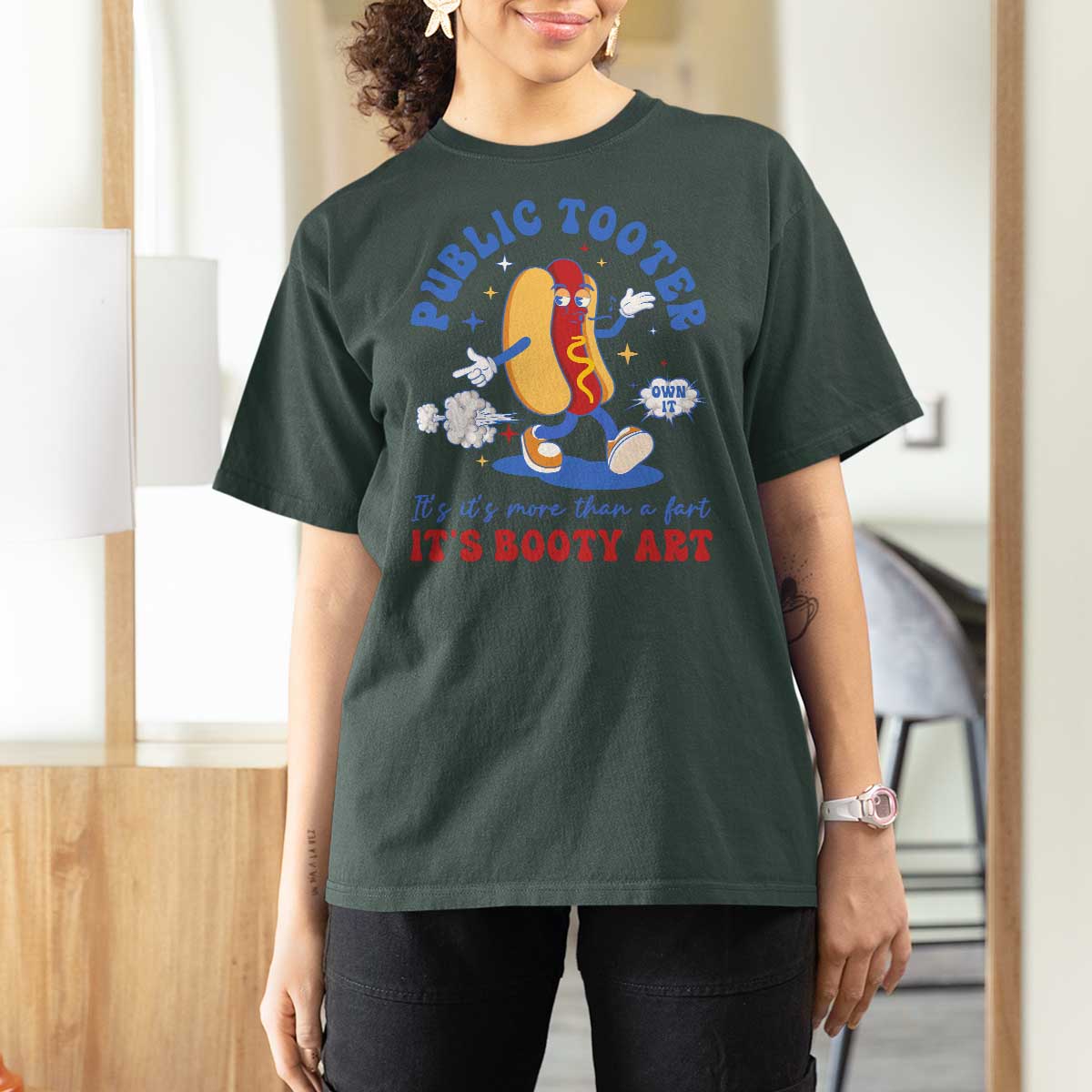 Funny Embarrassing T Shirt For Women Public Tooter It's More Than A Fart Inappropriate - Wonder Print Shop