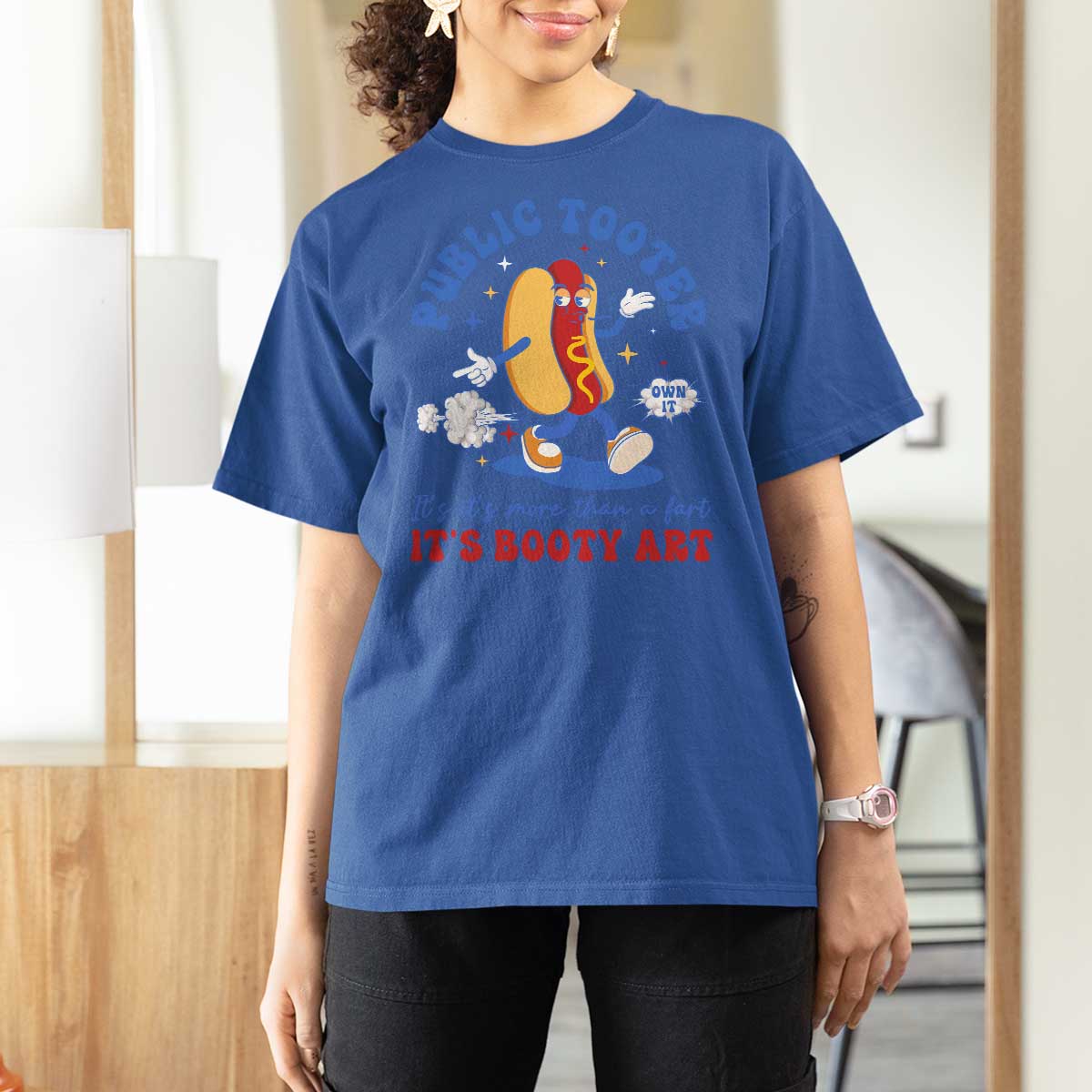 Funny Embarrassing T Shirt For Women Public Tooter It's More Than A Fart Inappropriate - Wonder Print Shop