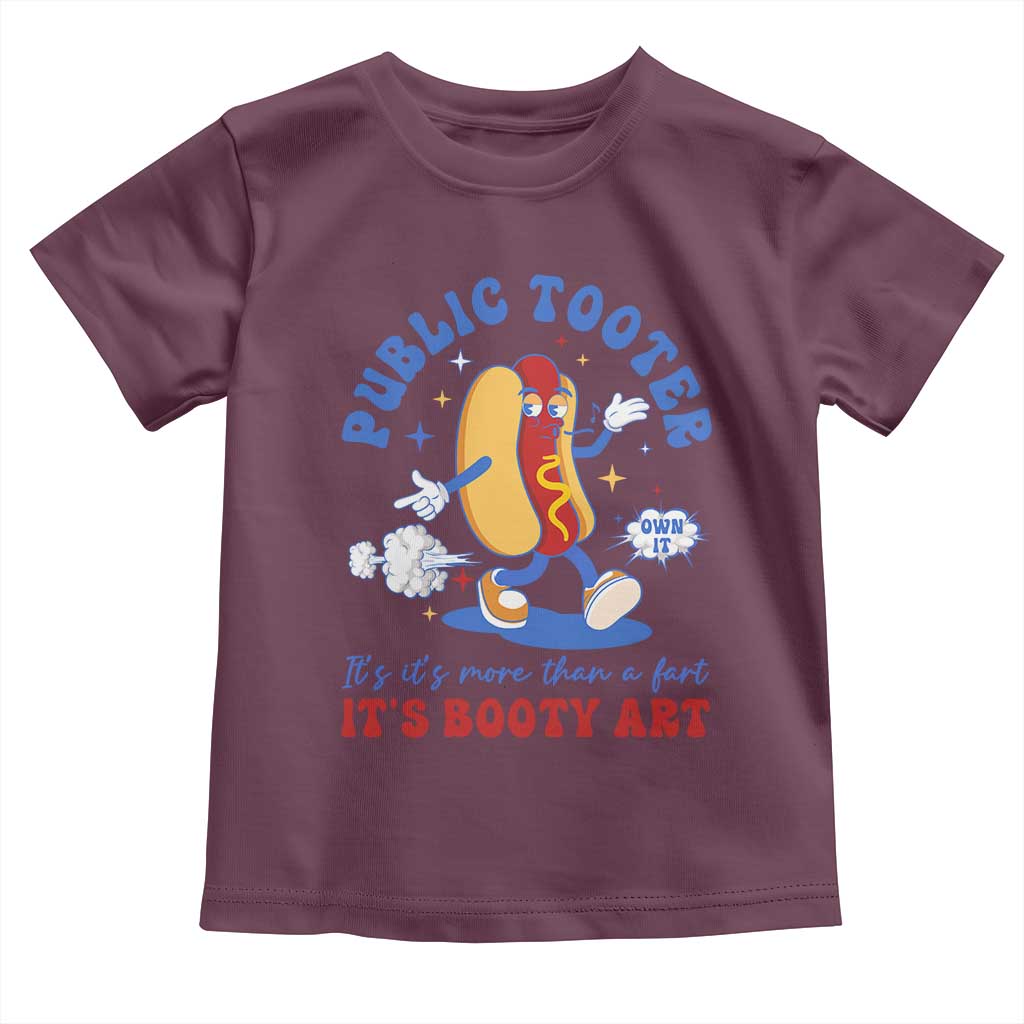 Funny Embarrassing Toddler T Shirt Public Tooter It's More Than A Fart Inappropriate - Wonder Print Shop