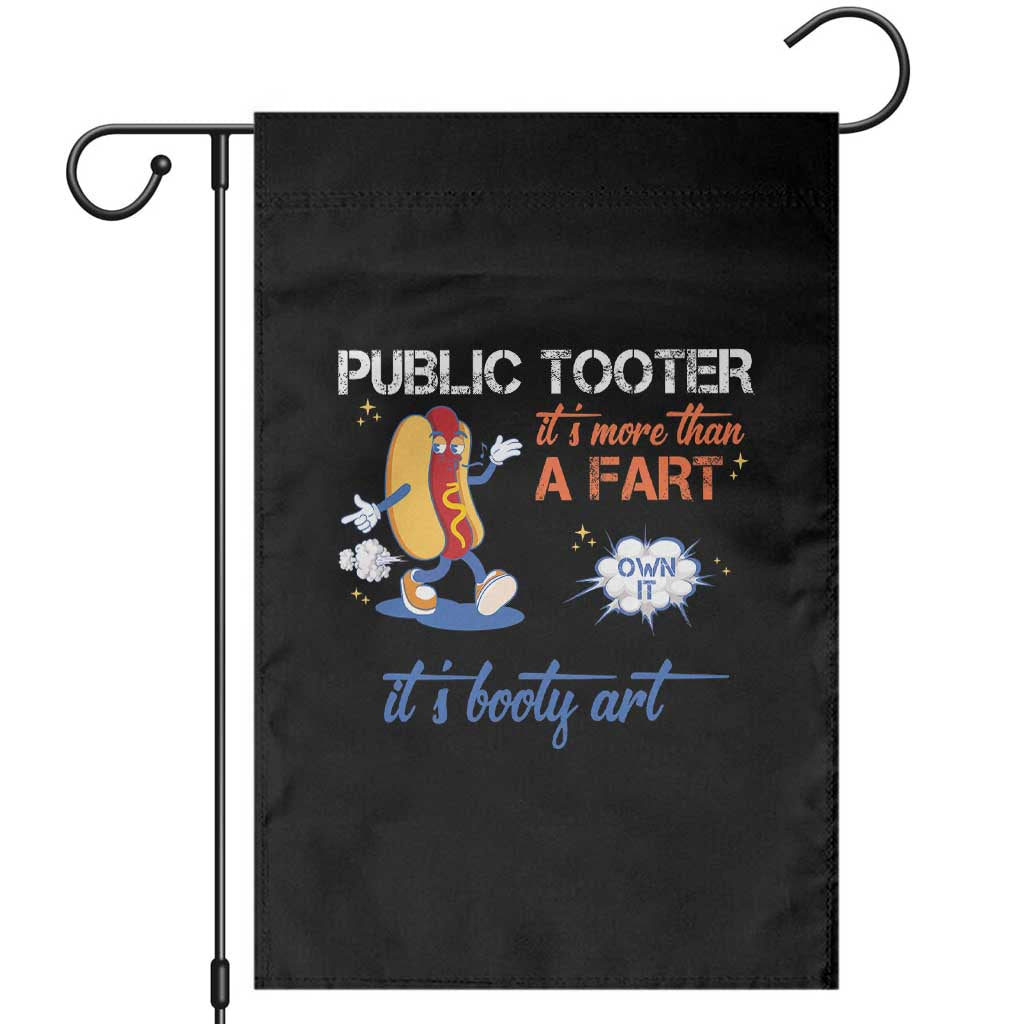 Public Tooter Garden Flag Its More Than A Fart Funny Inappropriate Embarrassing - Wonder Print Shop