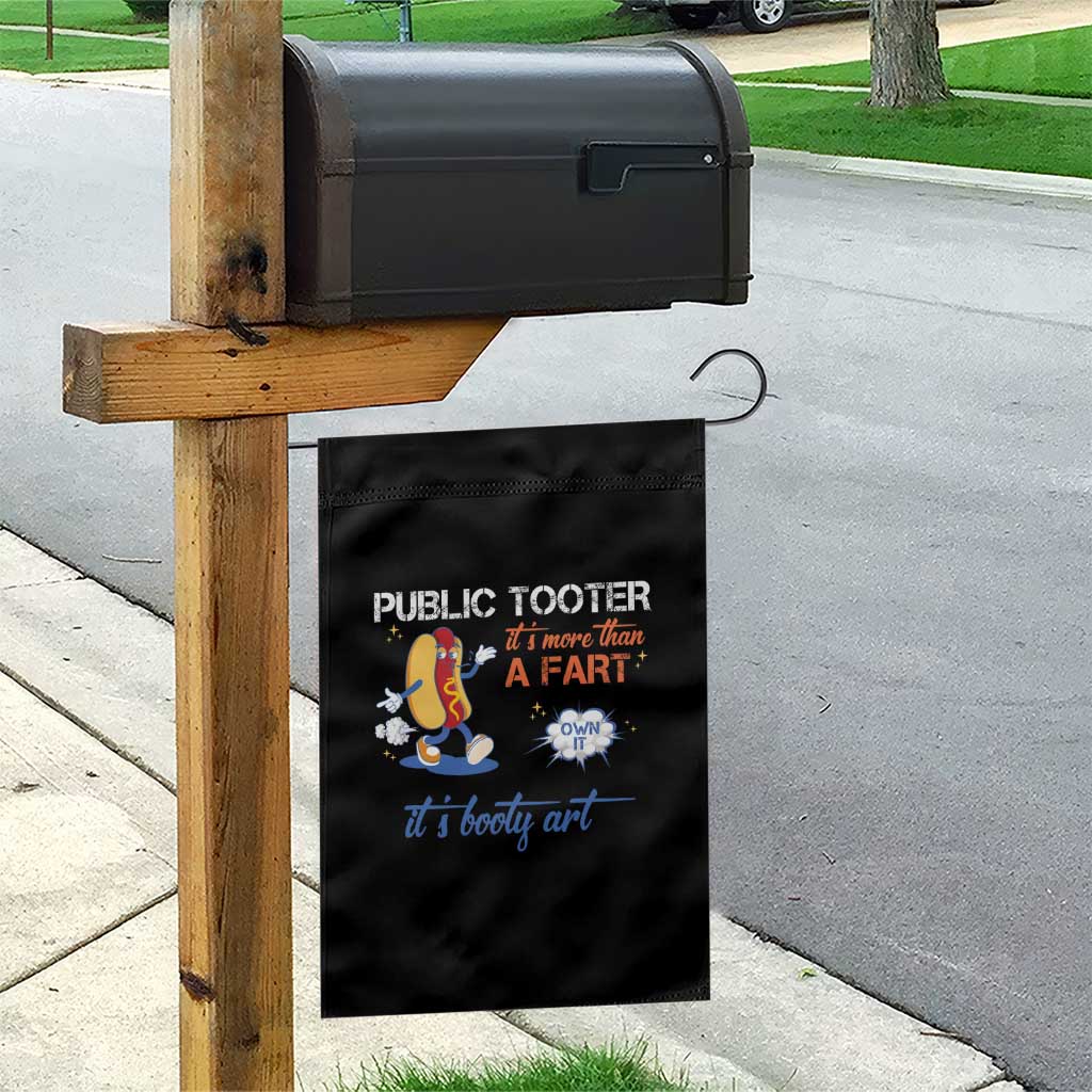 Public Tooter Garden Flag Its More Than A Fart Funny Inappropriate Embarrassing - Wonder Print Shop