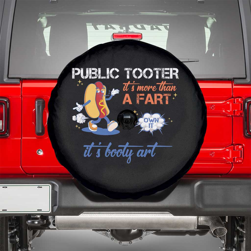 Public Tooter Spare Tire Cover Its More Than A Fart Funny Inappropriate Embarrassing - Wonder Print Shop