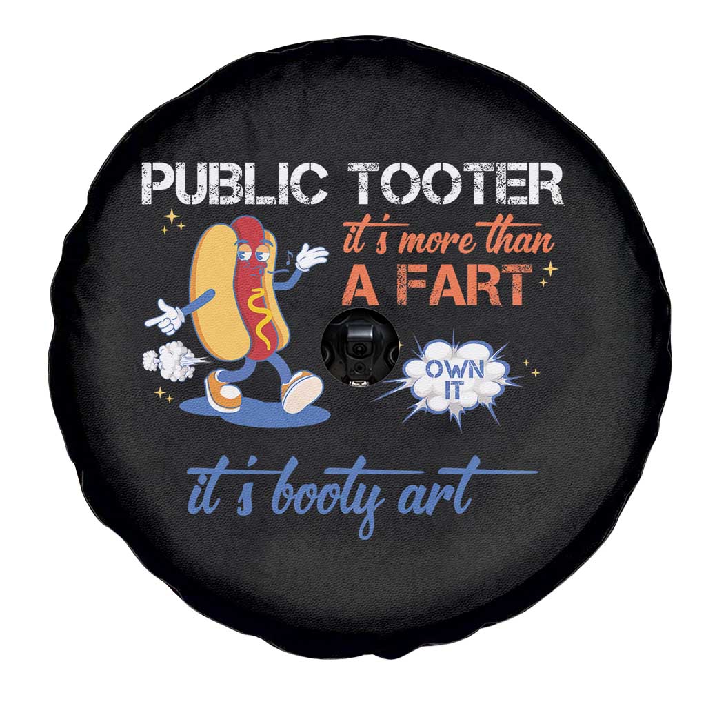 Public Tooter Spare Tire Cover Its More Than A Fart Funny Inappropriate Embarrassing - Wonder Print Shop