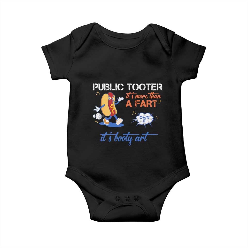 Public Tooter Baby Onesie Its More Than A Fart Funny Inappropriate Embarrassing - Wonder Print Shop