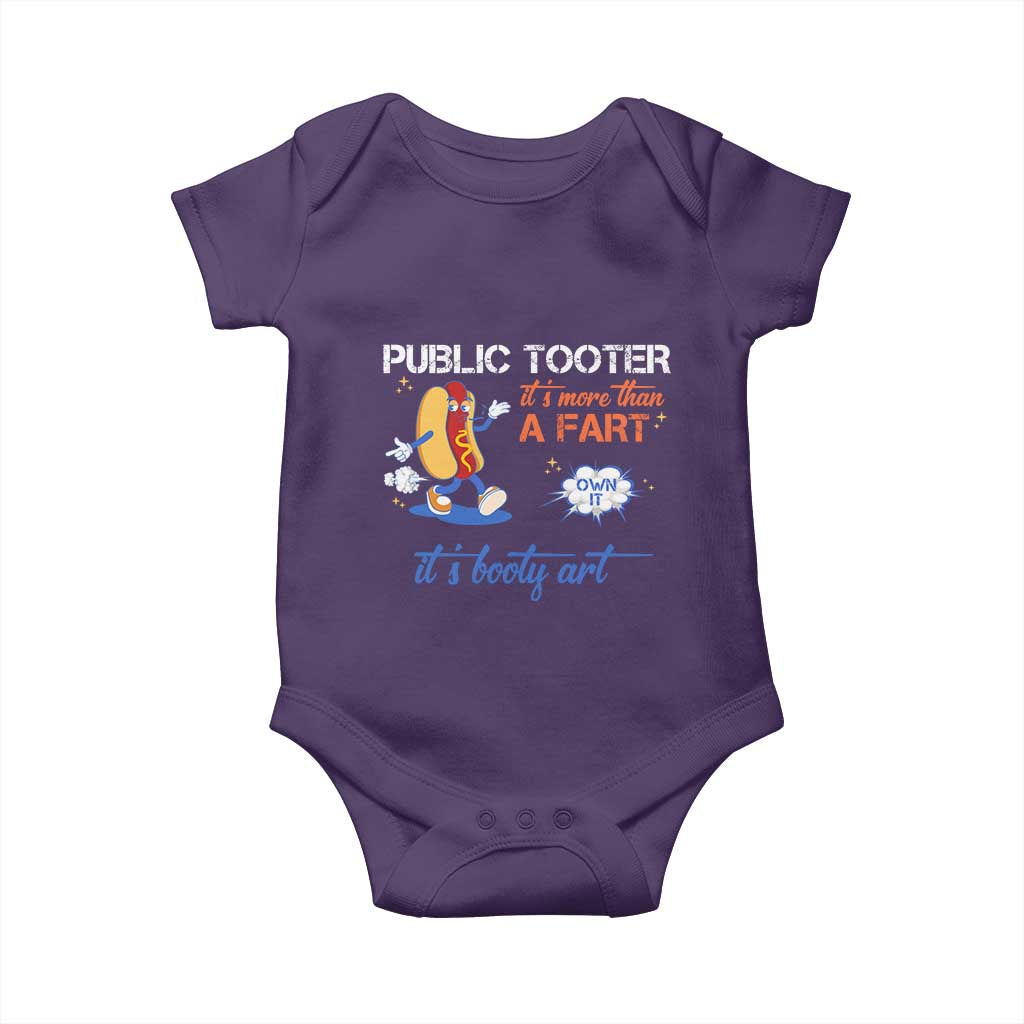 Public Tooter Baby Onesie Its More Than A Fart Funny Inappropriate Embarrassing - Wonder Print Shop