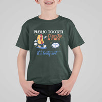 Public Tooter T Shirt For Kid Its More Than A Fart Funny Inappropriate Embarrassing - Wonder Print Shop