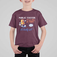 Public Tooter T Shirt For Kid Its More Than A Fart Funny Inappropriate Embarrassing - Wonder Print Shop