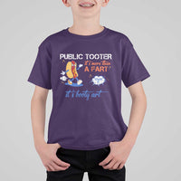 Public Tooter T Shirt For Kid Its More Than A Fart Funny Inappropriate Embarrassing - Wonder Print Shop