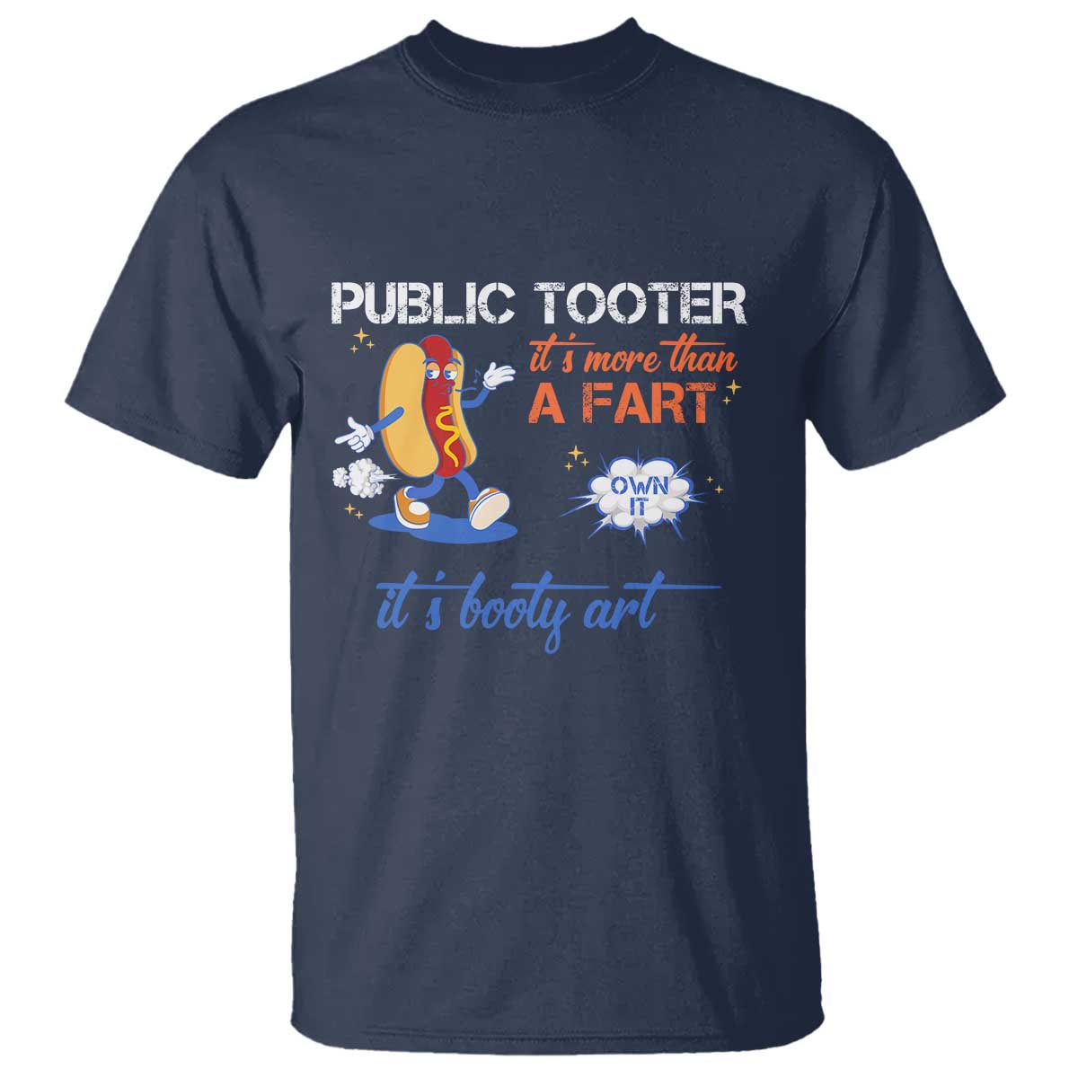 Public Tooter T Shirt Its More Than A Fart Funny Inappropriate Embarrassing - Wonder Print Shop