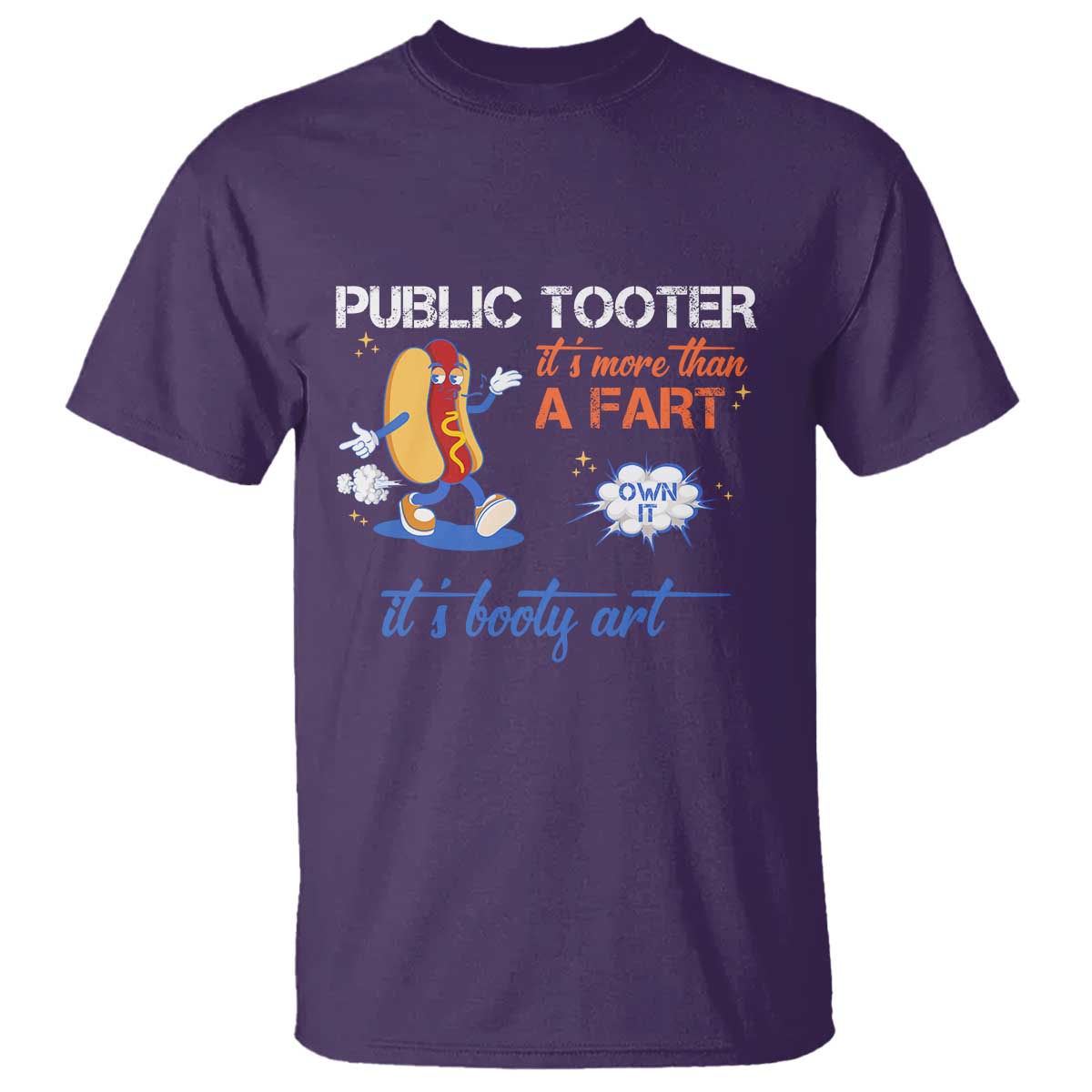 Public Tooter T Shirt Its More Than A Fart Funny Inappropriate Embarrassing - Wonder Print Shop