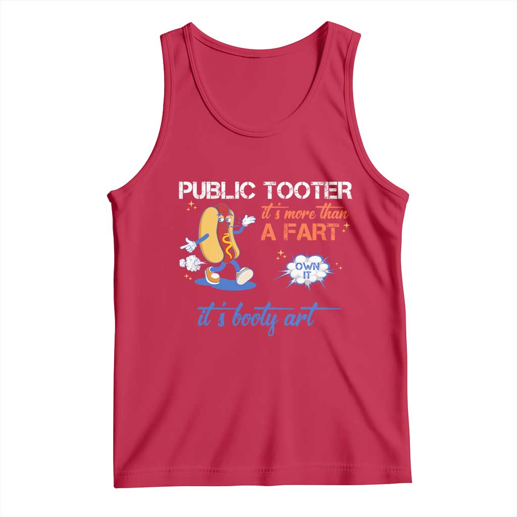 Public Tooter Tank Top Its More Than A Fart Funny Inappropriate Embarrassing - Wonder Print Shop