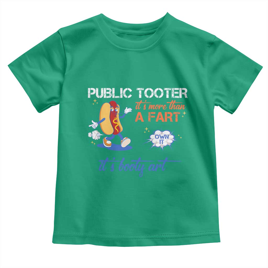 Public Tooter Toddler T Shirt Its More Than A Fart Funny Inappropriate Embarrassing - Wonder Print Shop