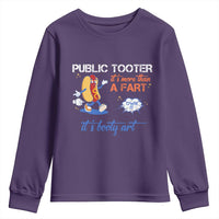 Public Tooter Youth Sweatshirt Its More Than A Fart Funny Inappropriate Embarrassing - Wonder Print Shop