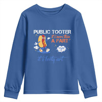 Public Tooter Youth Sweatshirt Its More Than A Fart Funny Inappropriate Embarrassing - Wonder Print Shop