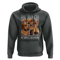 Funny Offensive Dachshund Hoodie Easily Distracted By Small Wieners Bootleg Meme