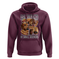 Funny Offensive Dachshund Hoodie Easily Distracted By Small Wieners Bootleg Meme