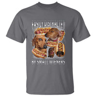Funny Offensive Dachshund T Shirt Easily Distracted By Small Wieners Bootleg Meme