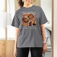 Funny Offensive Dachshund T Shirt For Women Easily Distracted By Small Wieners Bootleg Meme