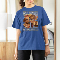 Funny Offensive Dachshund T Shirt For Women Easily Distracted By Small Wieners Bootleg Meme