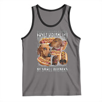 Funny Offensive Dachshund Tank Top Easily Distracted By Small Wieners Bootleg Meme