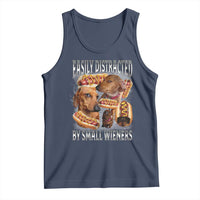 Funny Offensive Dachshund Tank Top Easily Distracted By Small Wieners Bootleg Meme