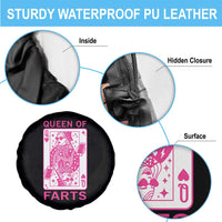 Queen of Farts Spare Tire Cover Funny Joke Inappropriate Fart Prank Gift - Wonder Print Shop