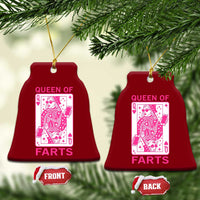 Queen of Farts Ceramic Ornament Funny Joke Inappropriate Fart Prank Gift - Wonder Print Shop